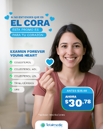 Paquetes de consulta y análisis de sangre a precio accesible